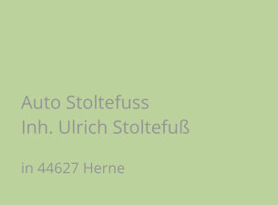 Auto Stoltefuss Inh. Ulrich Stoltefuß in 44627 Herne