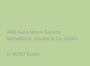 AMS Auto-Motor-Service Michelitsch, Deubel & Co. GmbH in 45307 Essen