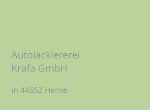 Autolackiererei Krafa GmbH in 44652 Herne