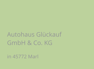 Autohaus Glückauf GmbH & Co. KG in 45772 Marl